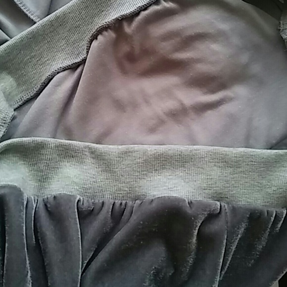 Velvet gray hoodie so soft and comfy women's shirt - Picture 7 of 8